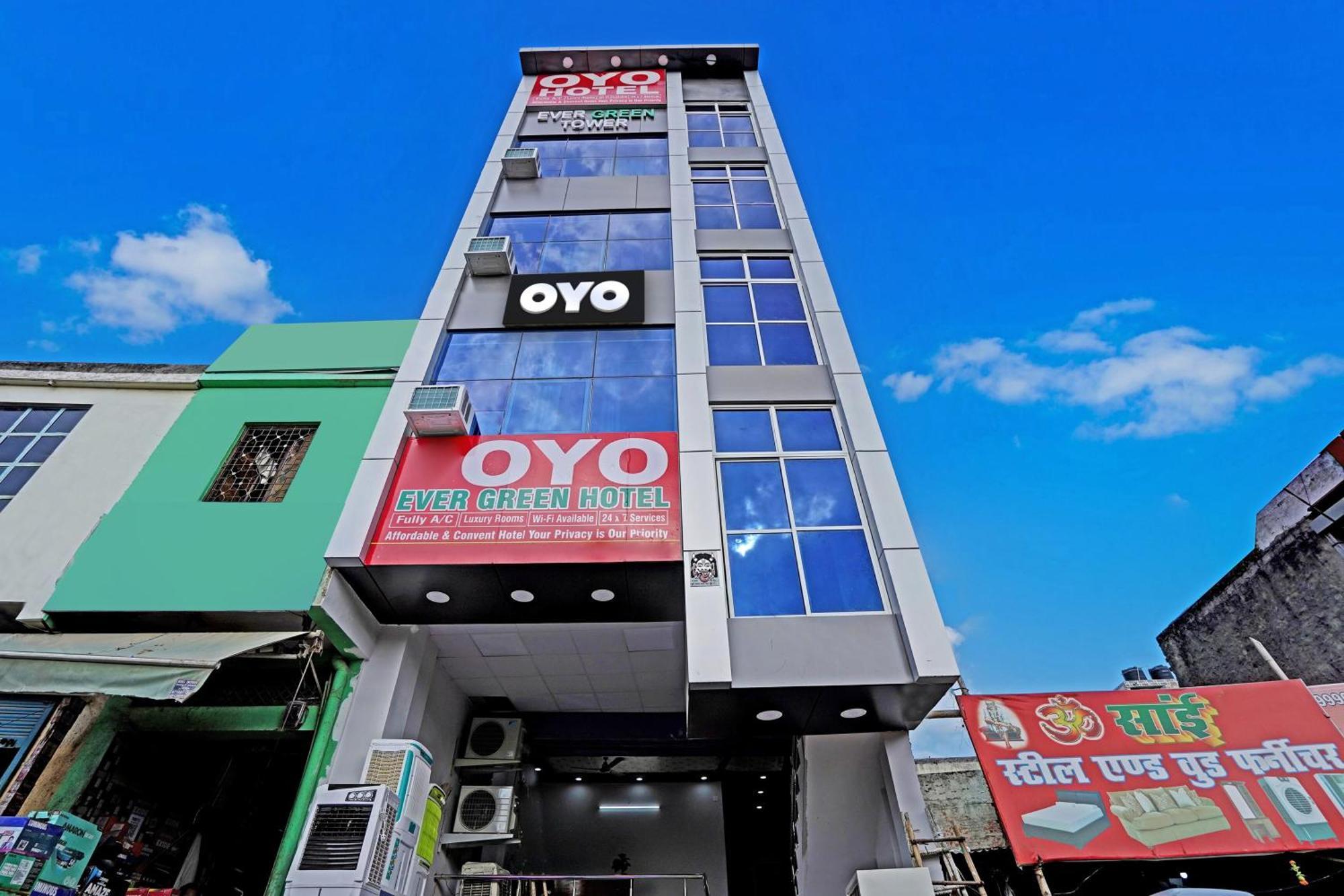 Oyo Flagship Evergreen Tower Hotel Ghaziabad Dış mekan fotoğraf